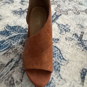 Catherine Malandrino Brown Mules with Chic Style